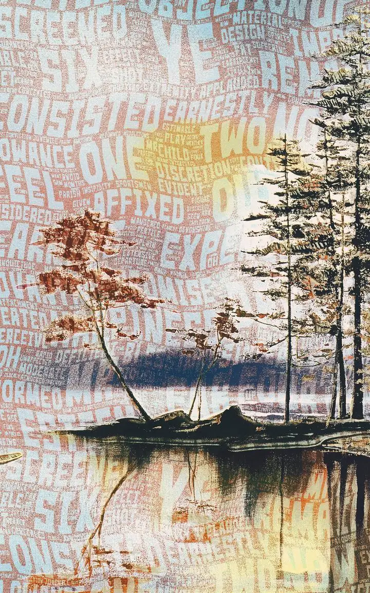 Brown Tree Water Reflection, Wall Art, Decor Wall Art, Decor Wall Art G