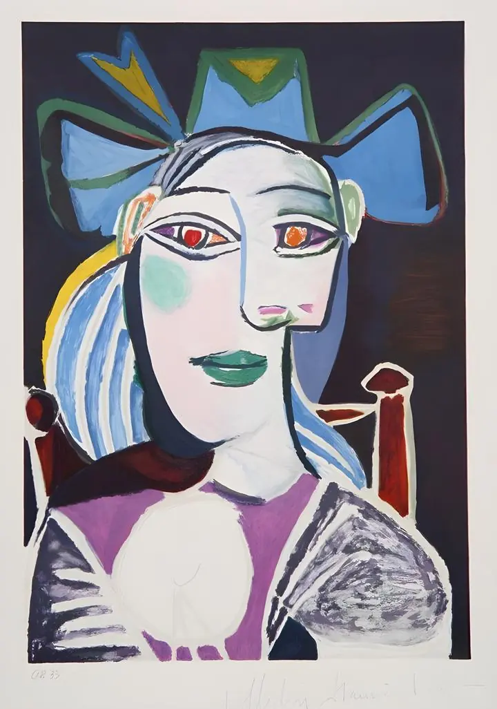 Buste De Femme 2, Paintings, Picasso