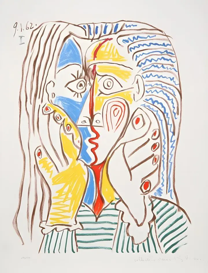 Buste De Femme, Paintings, Picasso