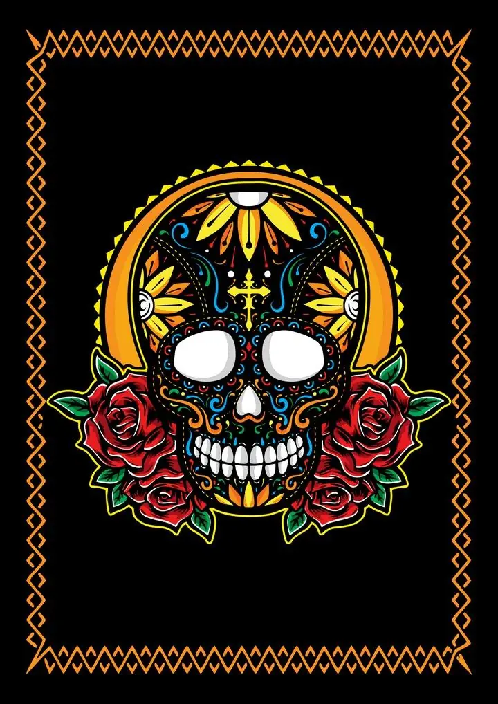 Calavera Candy Flowers