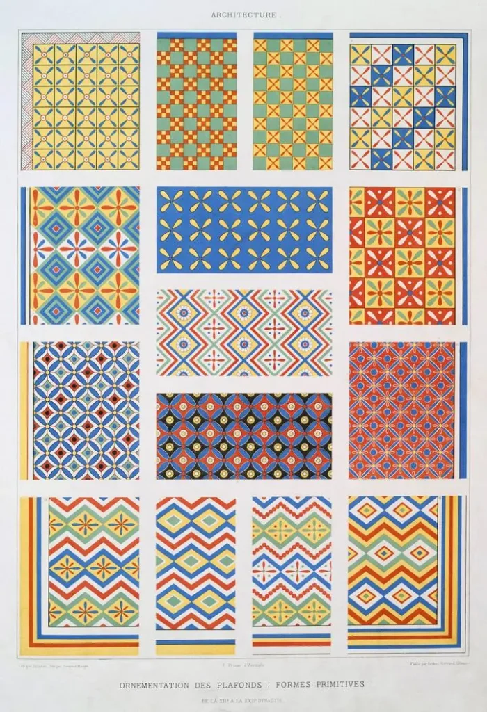 Ceiling Ornamentation Primitive forms (1878)