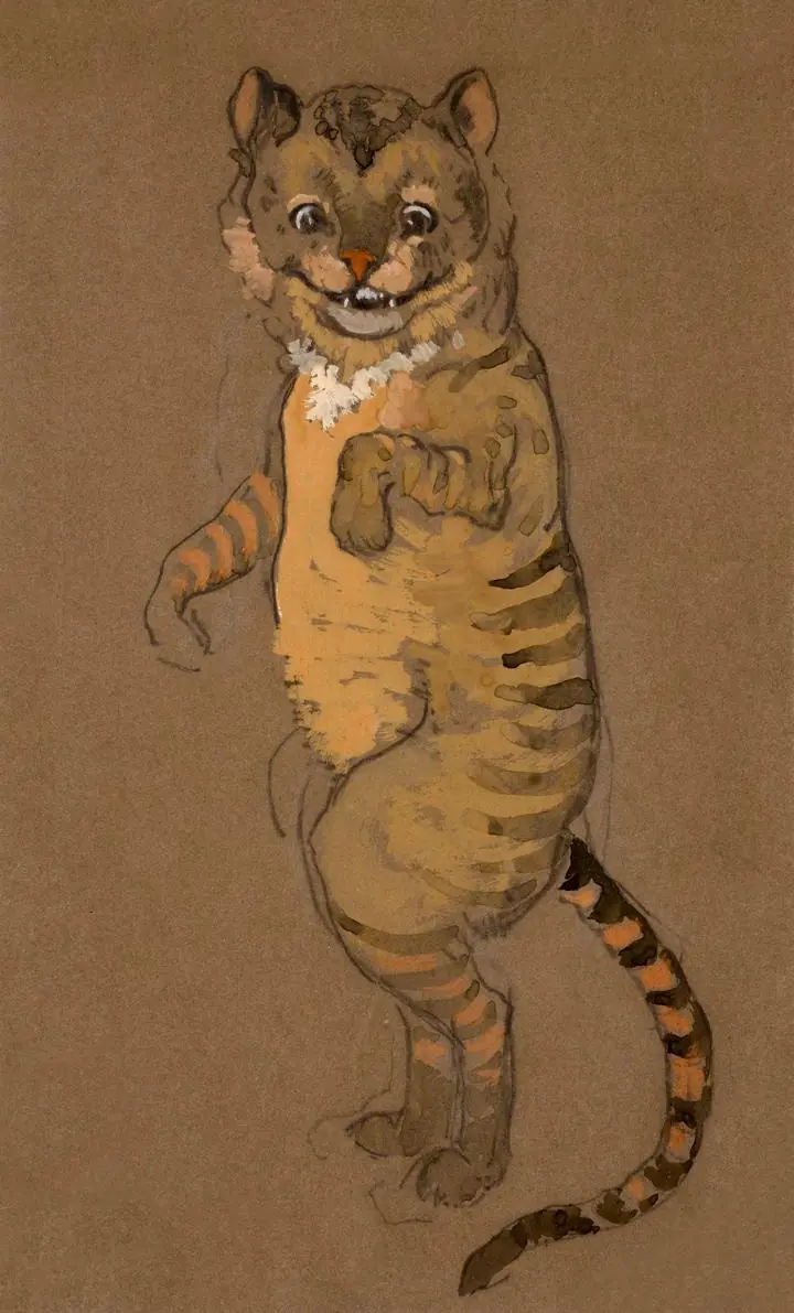 Cheshire Cat 2, Aesthetic Art, Animal & Birds, Animal & Birds B