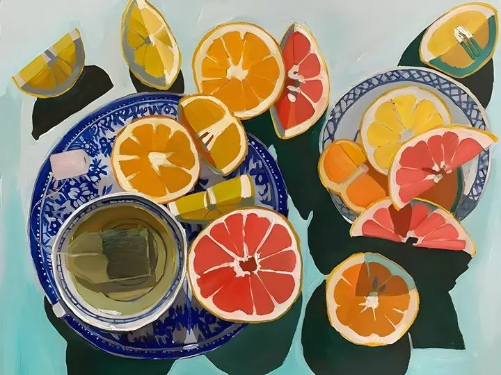 Citrus Fruit Arrangement