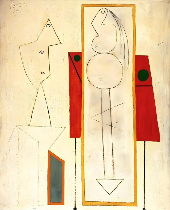 Composition 2, Paintings, Picasso