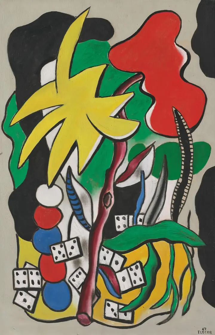 Composition Aux Dominos (1947), Paintings, Fernand Leger