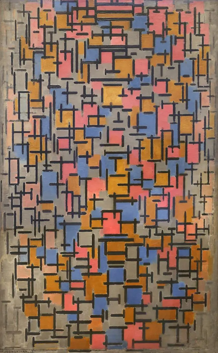 Composizione (1916), Paintings, Piet Mondrian