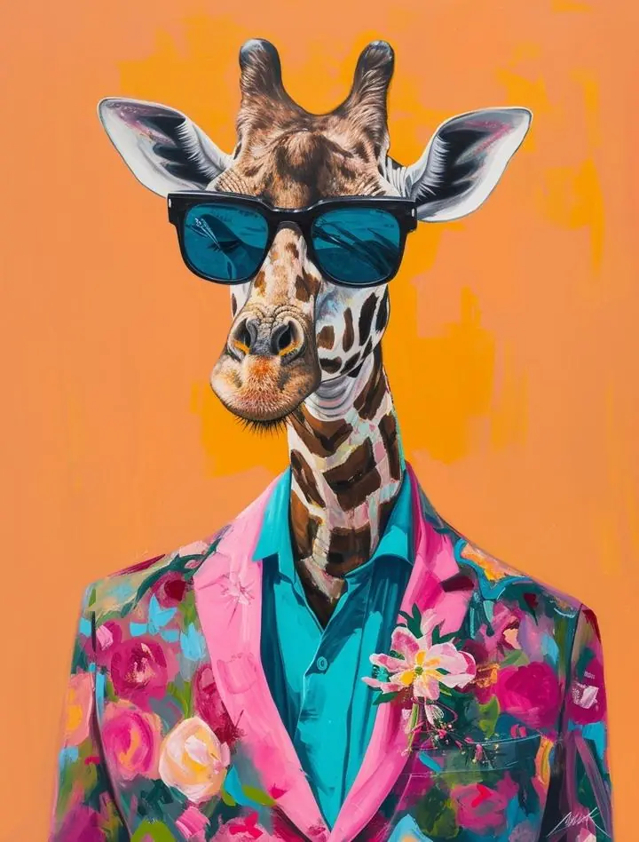 Cool Giraffe Portrait