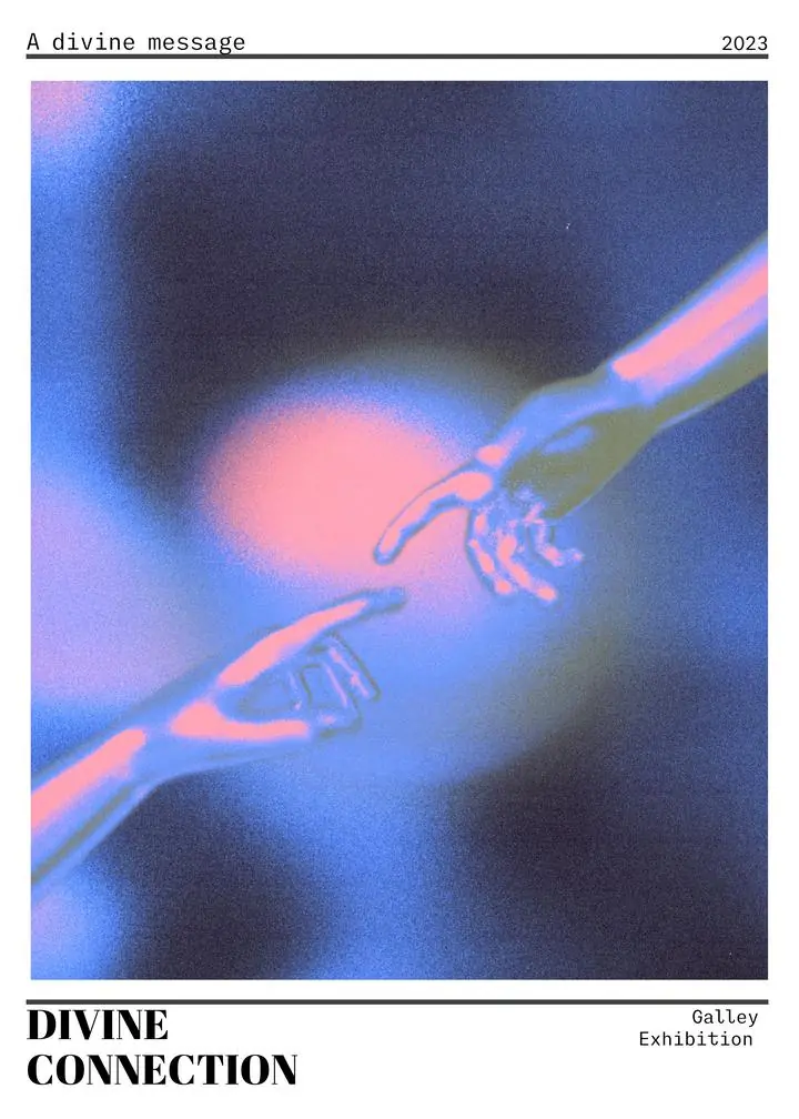 Divine Connection, Aesthetic Art, Aura