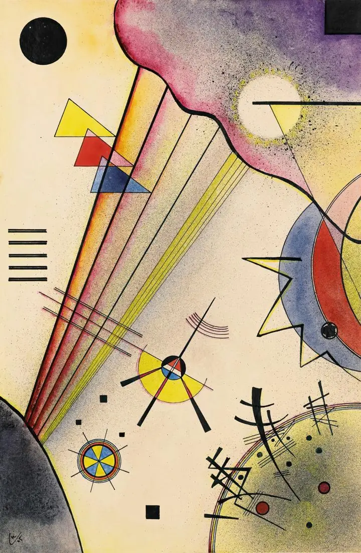 Deutliche Verbindung (Clear Connection) (1925), Paintings, Wassily Kandinsky