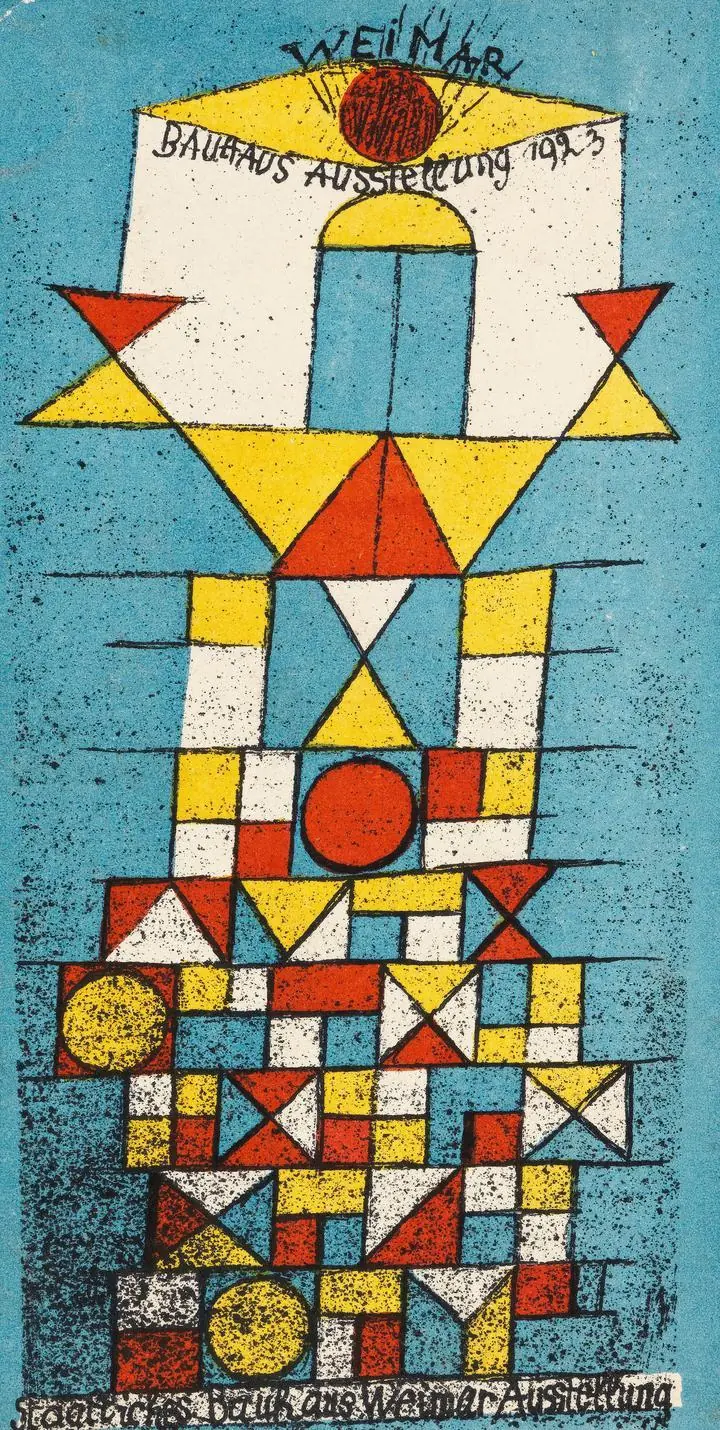 Die Erhabene Seite (1923), Paintings, Paul Klee, Paul Klee A