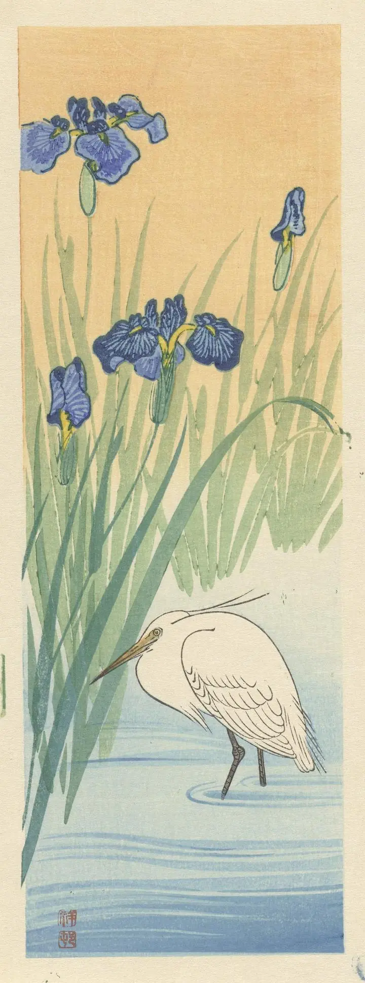 Egret (1925-1936), Paintings, Ohara Koson