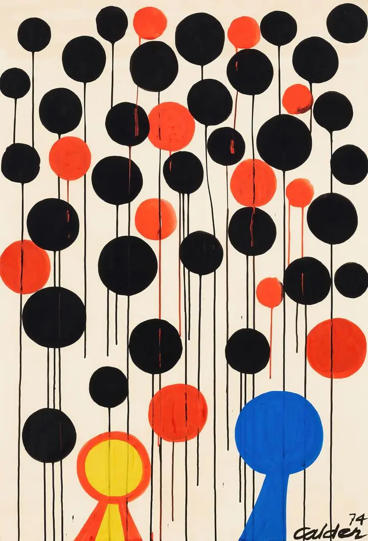 Envol (1974), Paintings, Alexander Calder