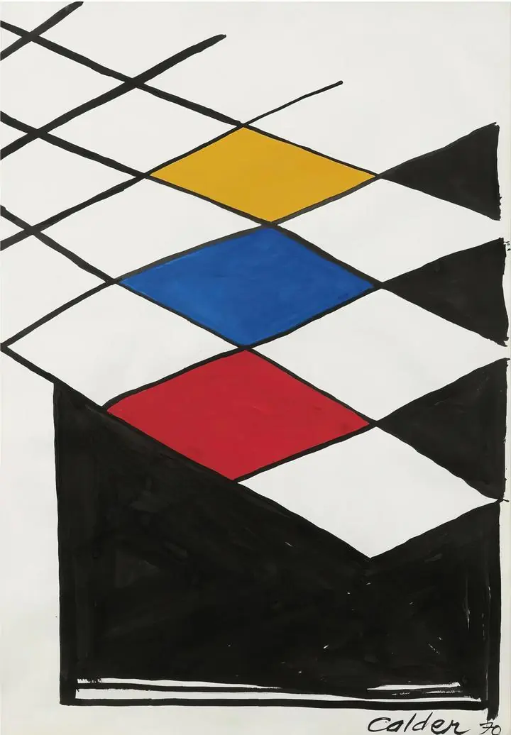 Faux Vitraux (1970), Paintings, Alexander Calder