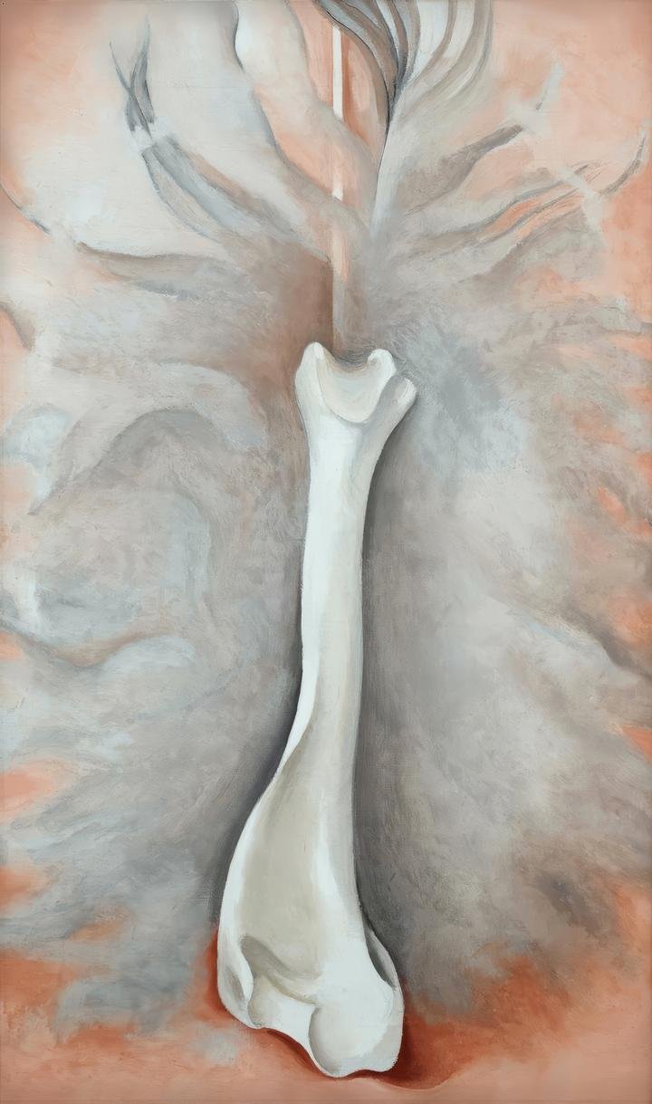 Feather With Bird’s Bone (1942), Paintings, Georgia O Keeffe