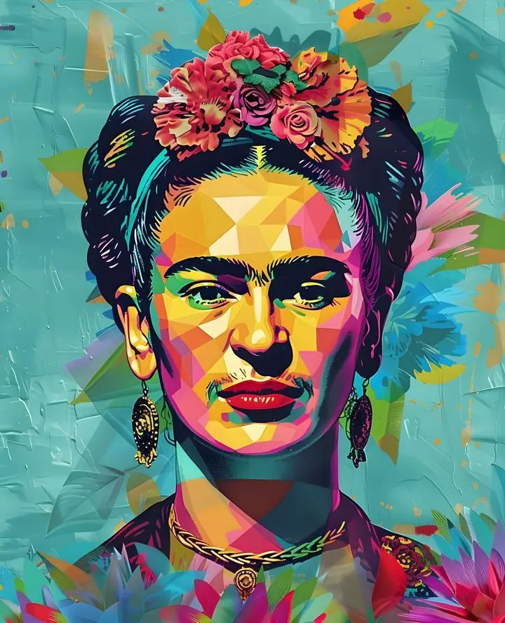 Frida Kahlo Portrait, Aesthetic Art, Pop Art