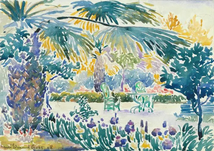 Garden of the Painter at Saint Clair (1908)
