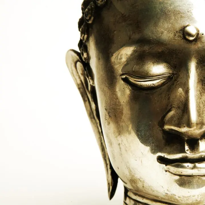 Gold Buddha Head, Religious, Buddha