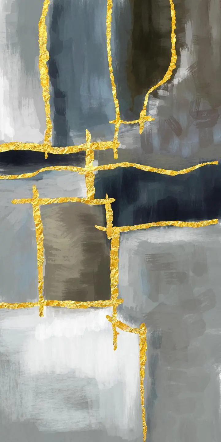 Gold Geometric Painting, Wall Art, Decor Wall Art, Decor Wall Art G