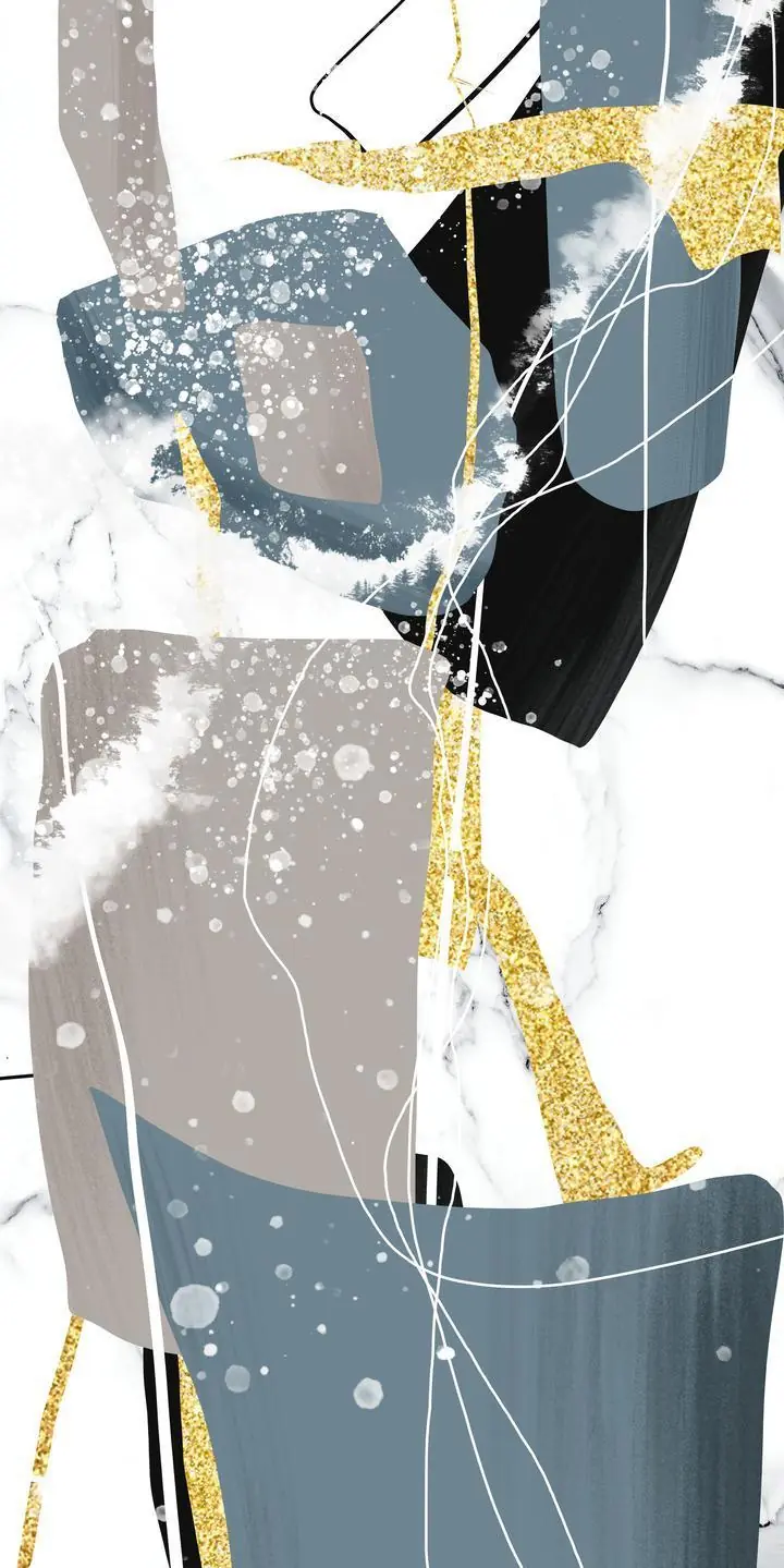 Gold Glitter Abstract Art 3, Wall Art, Decor Wall Art, Decor Wall Art G