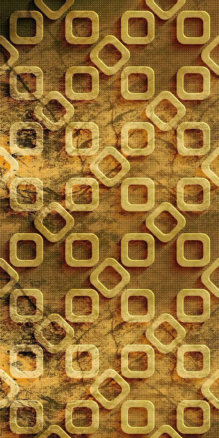 Gold Squares Pattern, Wall Art, Decor Wall Art, Decor Wall Art G