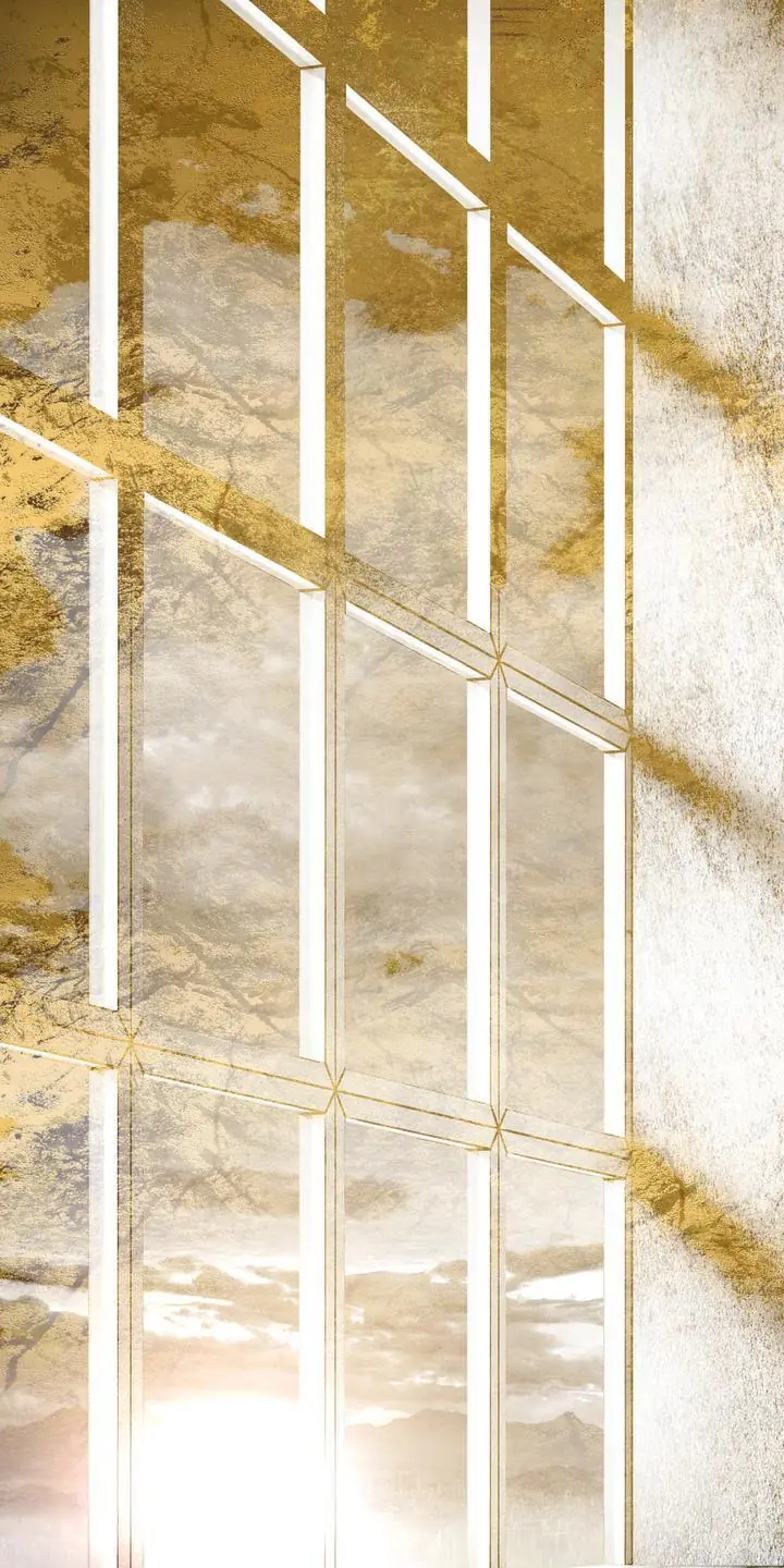 Gold Window Pane, Wall Art, Decor Wall Art, Decor Wall Art G