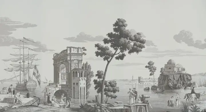 Gray Architectural Landscape, Wallpaper, World Landscape