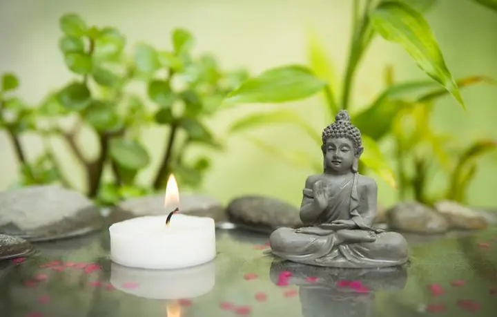 Gray Buddha 5, Religious, Buddha
