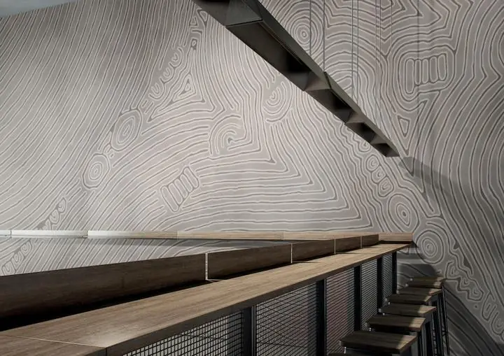 Gray Wood Grain Pattern