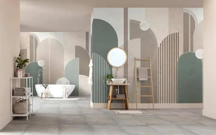 Green Abstract Composition