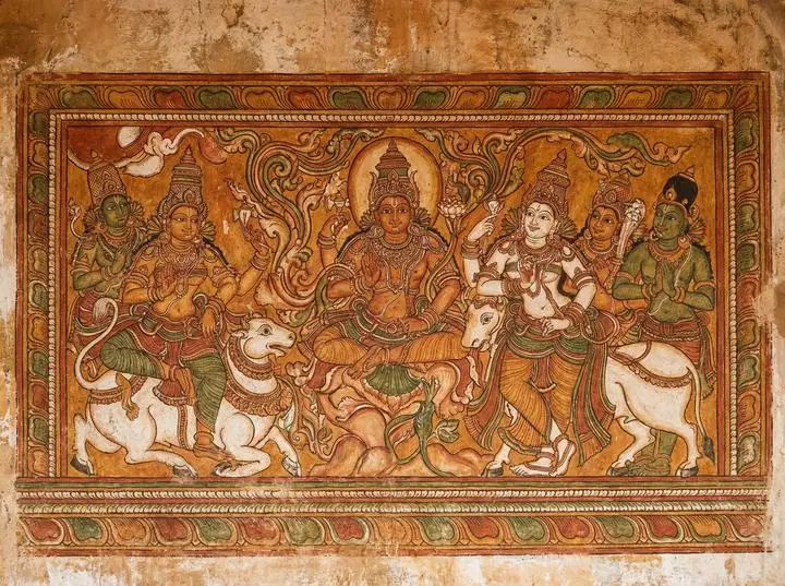 Green And White Bull