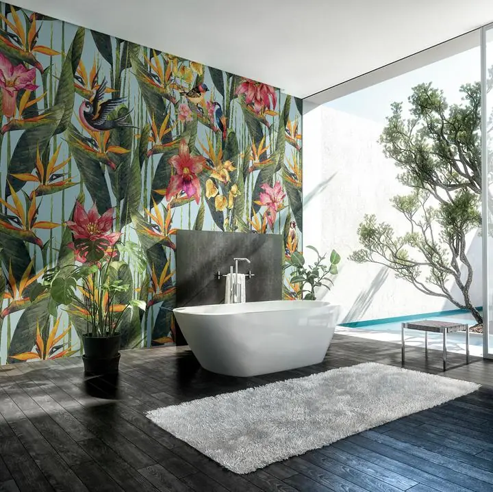 Green Bird Of Paradise Flower