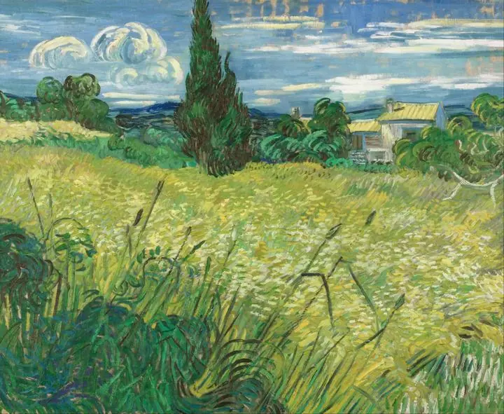 Green Field, Paintings, Van Gogh