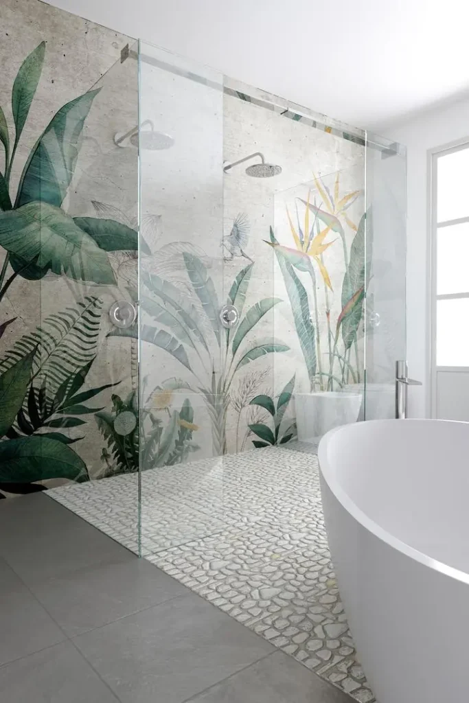 Green Large Leafy Tropical Plants 2