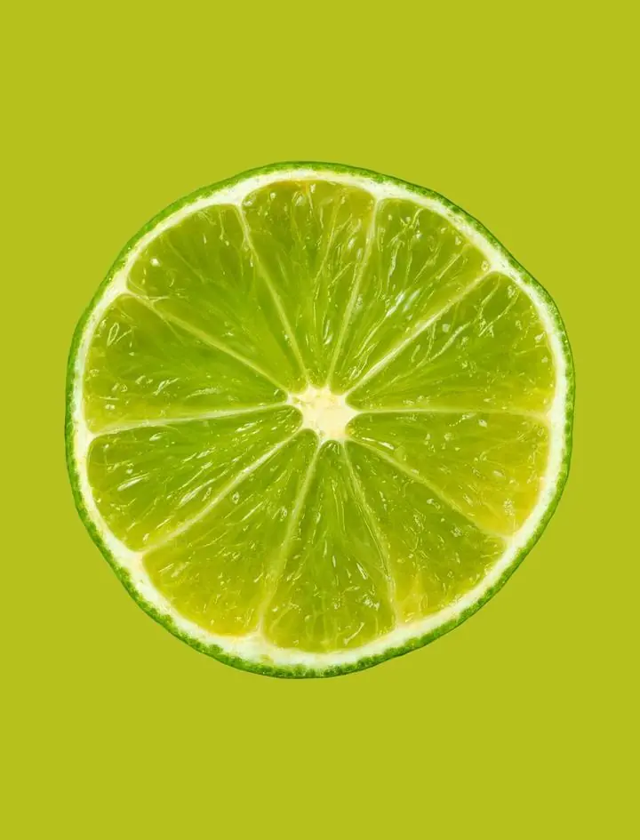 Green Lime Slice, Aesthetic Art, Fruits