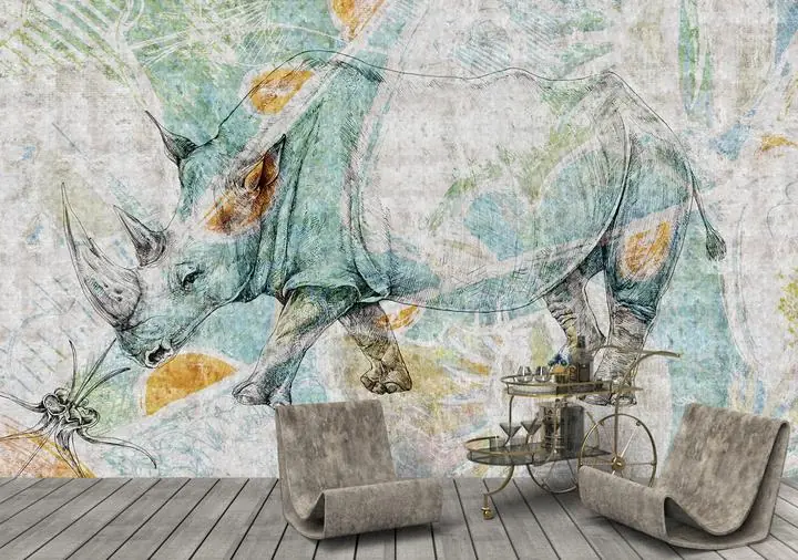 Green Rhinoceros Animal