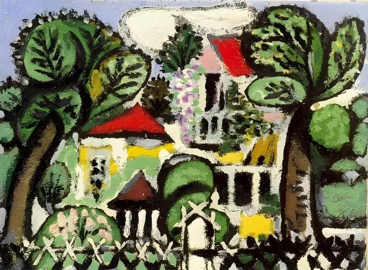 Green Trees White House, Paintings, Picasso
