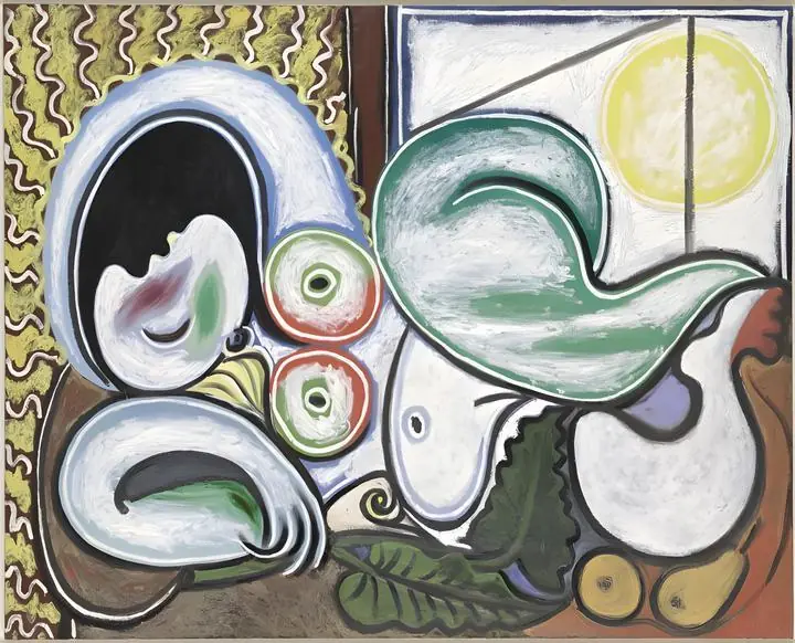 Green White Bird Sculpture, Paintings, Picasso
