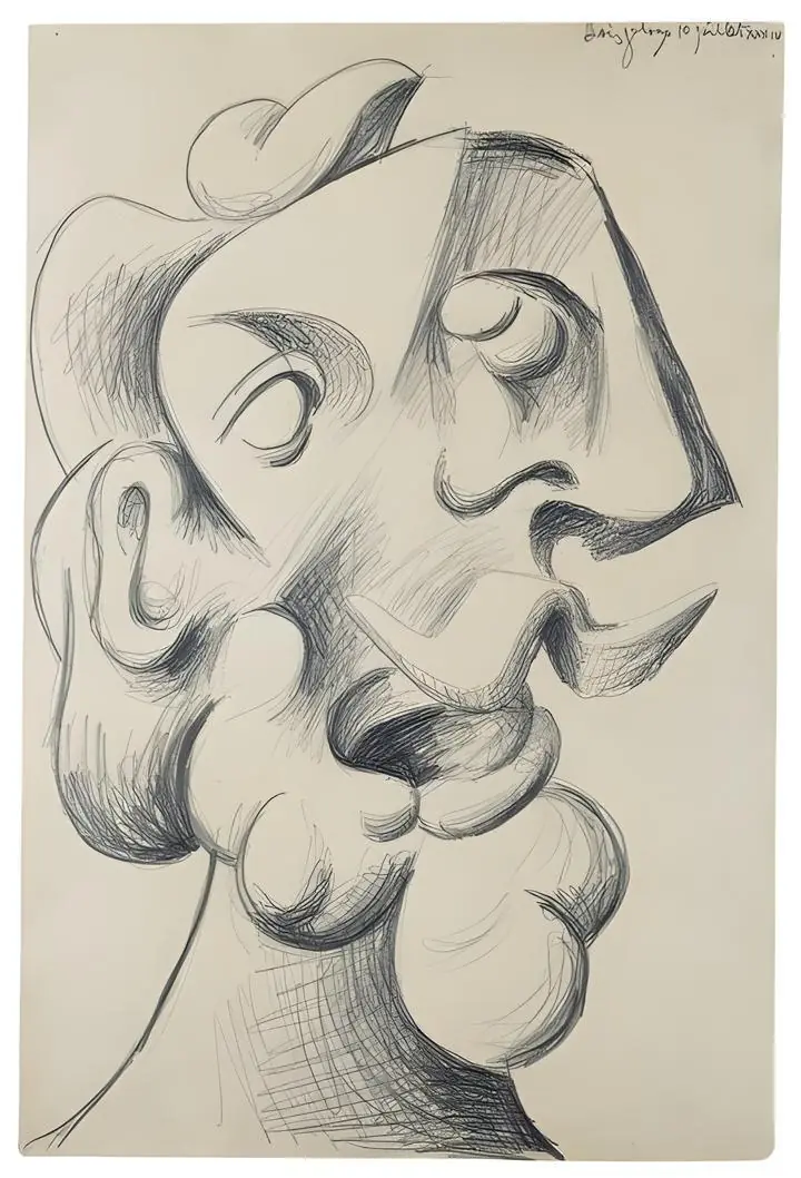 Head Study, Paintings, Picasso