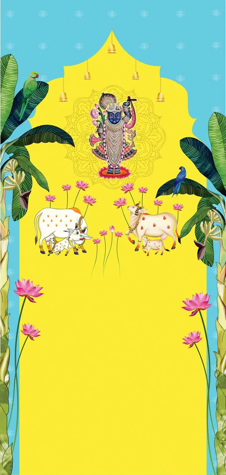Hindu Art, Indian Art, Pichwai, Pichwai Portrait