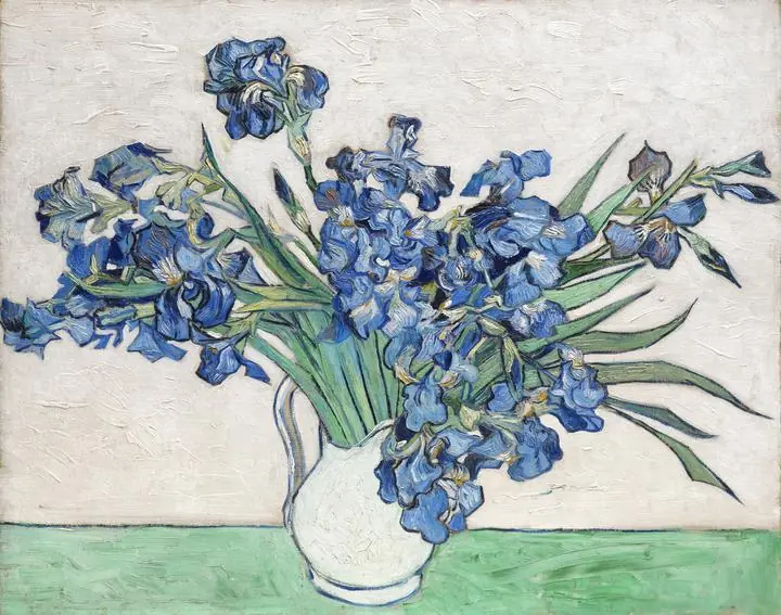 Irises 1890, Paintings, Van Gogh