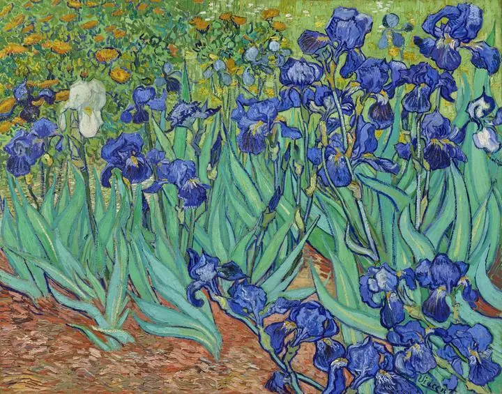 Irises 2, Paintings, Van Gogh