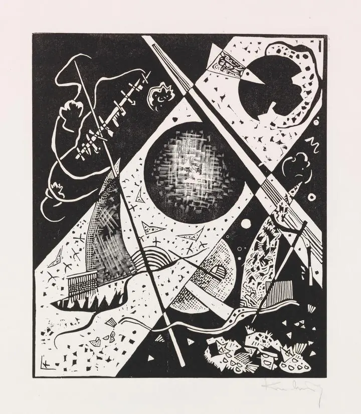 Kleine Welten Vi (1922), Paintings, Wassily Kandinsky