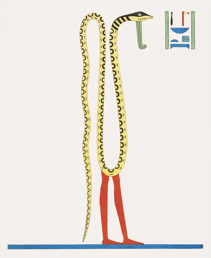 Kneph illustration from Pantheon Egyptien (1823-1825)