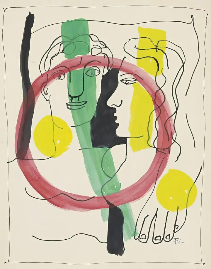 L’amour Nous Annule, Paintings, Fernand Leger