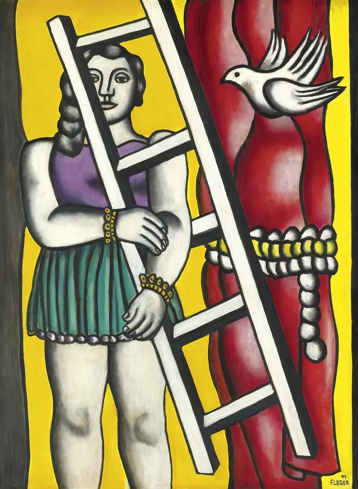 La Jeune Fille A L’echelle (1949), Paintings, Fernand Leger
