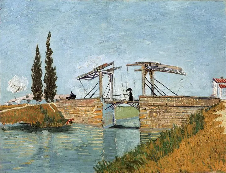 Langlois Bridge At Arles, Paintings, Van Gogh