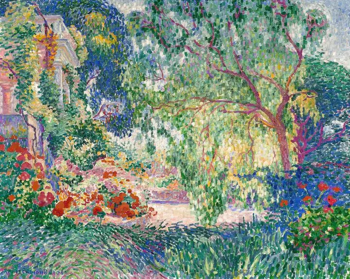 Le Faux Poivrier (Provence) (1907), Paintings, Henri-Edmond Cross