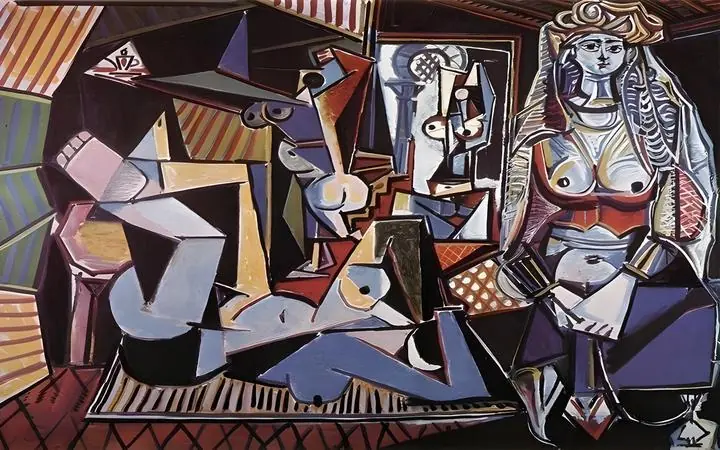 Les Demoiselles Davignon Pablo Picasso, Paintings, Picasso