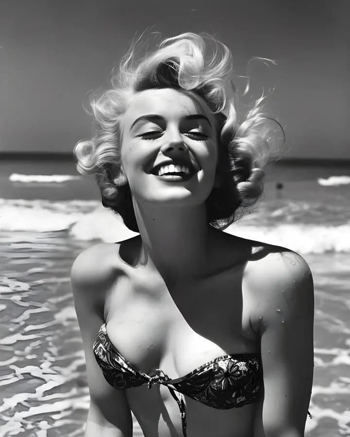 Marilyn Monroe Smiling, Aesthetic Art, Pop Art