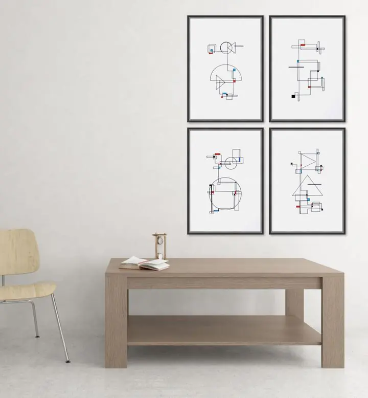 Modern Wall Art B 24, Wall Art, Modern, Modern Wall Art B